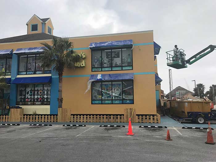 Large commercial painting job
